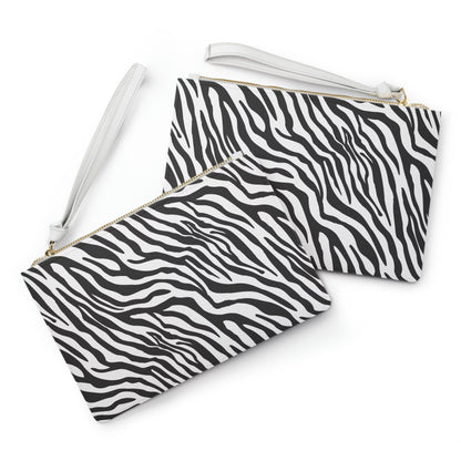 Zebra Print Clutch Bag