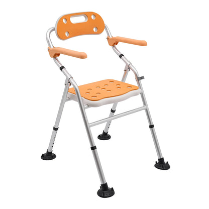 330lb Shower Stool Saddle Tub Bench Folding Bath Chair for Seniors Handicap Adults