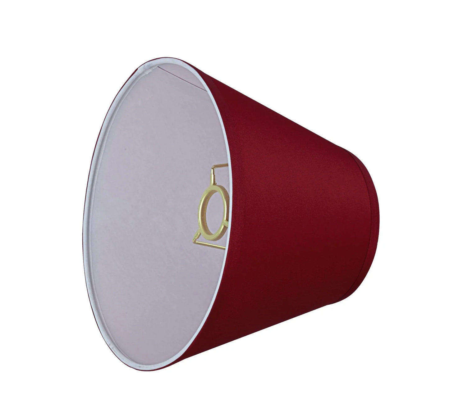 Aspen Creative 58904 Transitional Hardback Empire Shape UNO Construction Lamp Shade in Blood Red, 9" Wide (5" x 9" x 7")