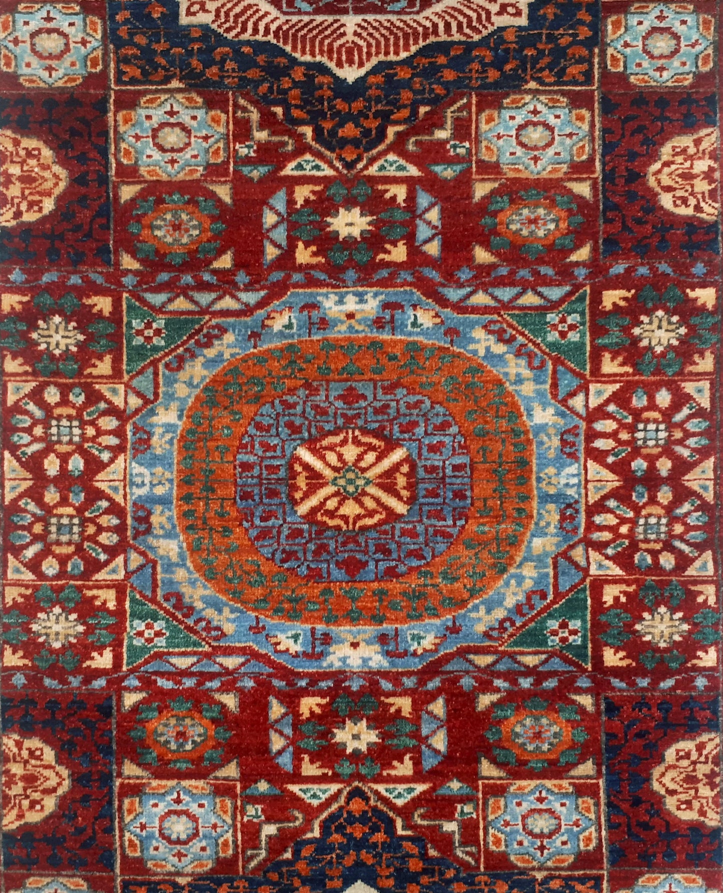 Aria Anny Red/Blue Runner, 2'9" x 12'0"