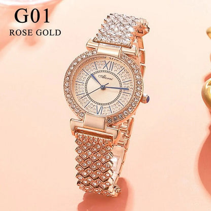 2022 Luxury Brand Watches For Women Fashion Diamond Quartz Ladies Watch Waterproof Skmei Dropshipping Gifts Moda Mujer Zegarek - Quartz Wristwatches