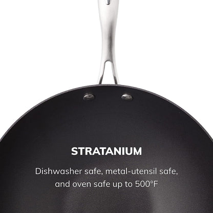 ScanPan PRO IQ Black Cast Aluminum 12.5 Inch Wok