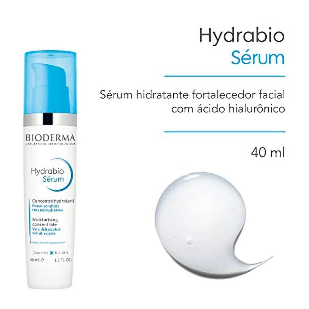 Bioderma Hydrabio Serum Moisturising Serum 1.3oz Facial Hydrating Serum for Dehydrated Sensitive Skin