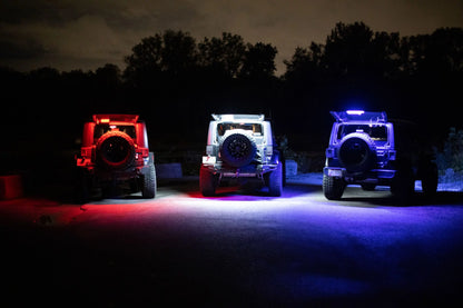 Brawlee Silicone RGB Interior Bluetooth Light Bar with Remote By Done Right LED . Fits All Jeep Wranglers Hardtop Models of CJ, TJ, LJ, JK, JKU, JL,JLU from 1987 -2023.