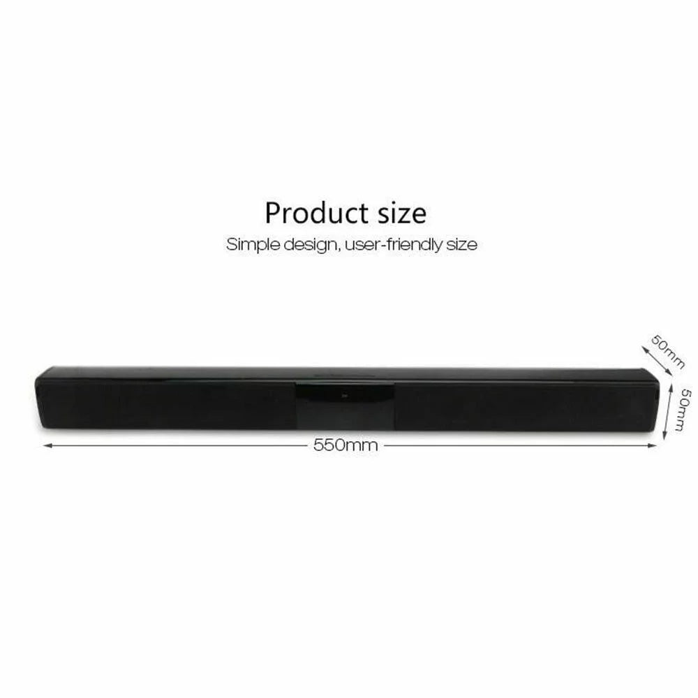 3D Portable Home Wireless Speakers System Soundbar Sound Bar Bluetooth Bluetooth V4.2 TV Sound Bar AUX