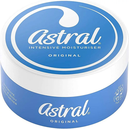 Astral Face & Body Intensive Moisturiser Cream Original 200ml (Pack of 3)