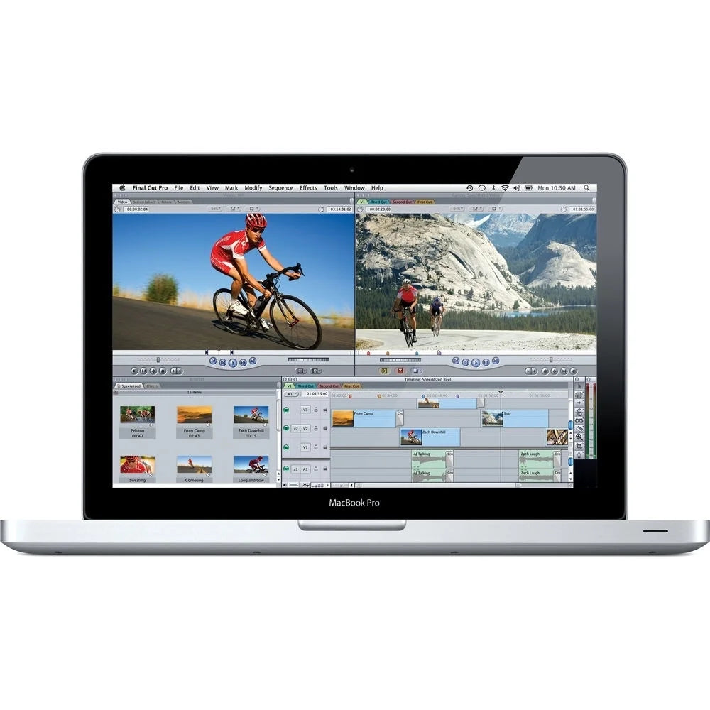 Apple MacBook Pro MC724LL/A - 13.3" Intel Core I7 2.7 GHz 4GB RAM 500GB HDD Silver - 2011 (Used)