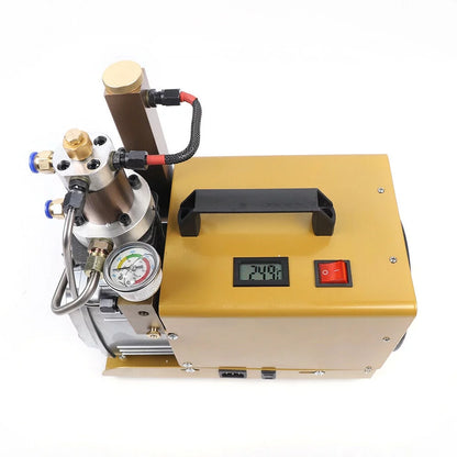 4500PSI Air Compressor Pump High Pressure Electric Pump Scuba Diving Pump 30MPa with Activated Carbon Filter