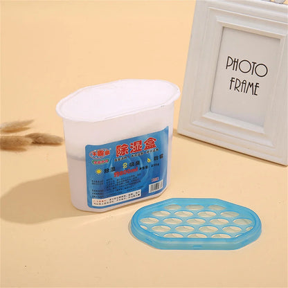 YEAHOO 5pc 500ml Dehumidifier Internal Moisture-Proof Mold Remover Moisture-Absorbing Moisture-Proof Dehumidifier Wardrobe Room Desiccant Moisture Absorption Box