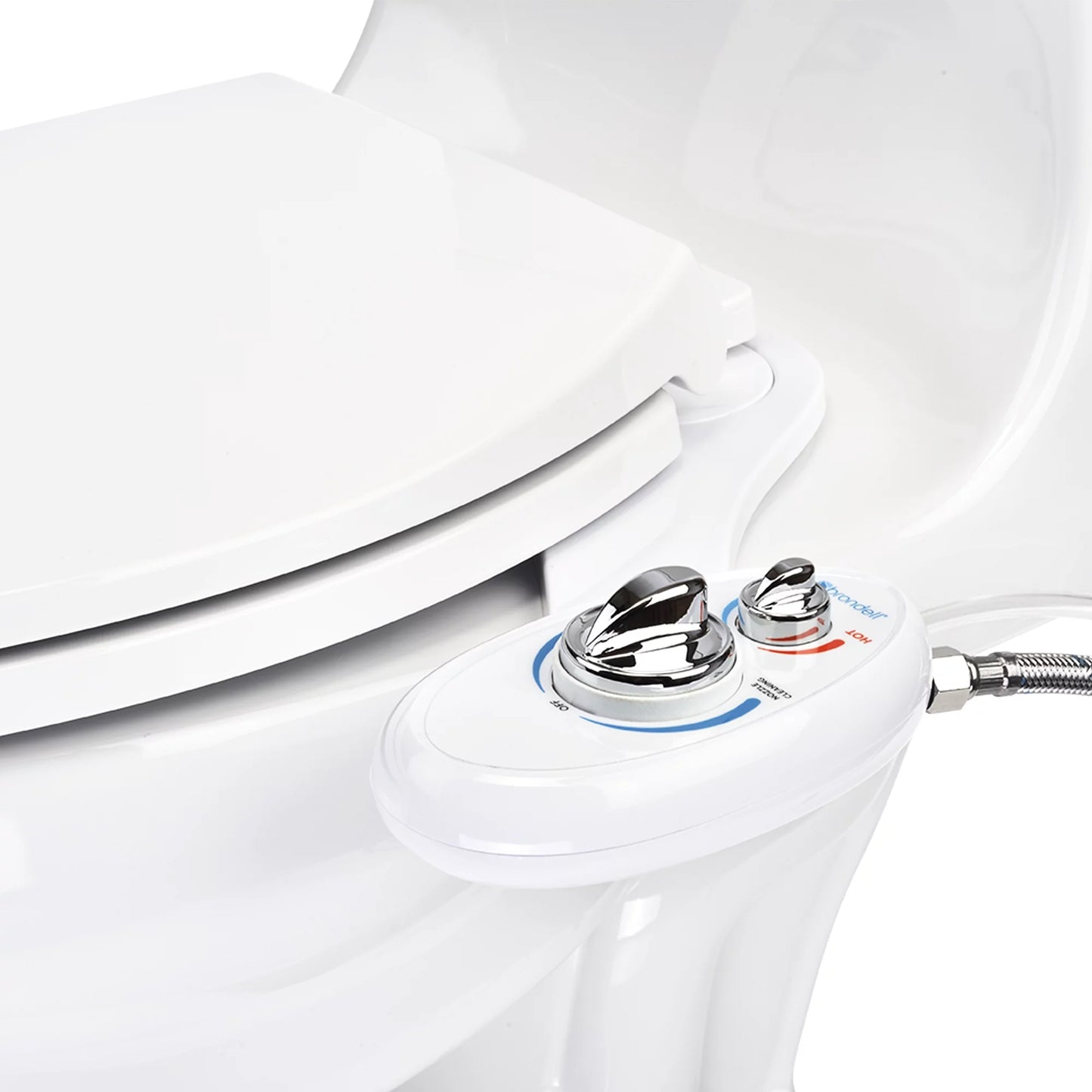 Brondell SouthSpa Left Handed Dual Temperature Bidet Attachment, All Accessories Included