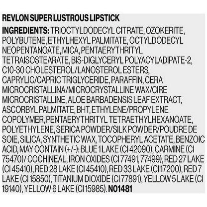 Revlon Super Lustrous Lipstick, Black Cherry 0.15 oz