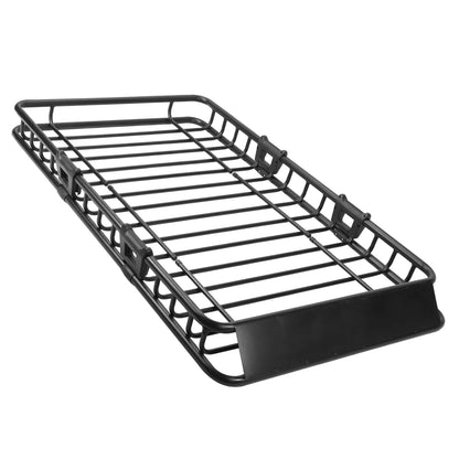 63x39x6.3in Roof Basket, iMounTEK 220LBS Heavy Duty Roof Rack Cargo Basket, Universal Rooftop Cargo Carrier with Hook Strap Elastic Net