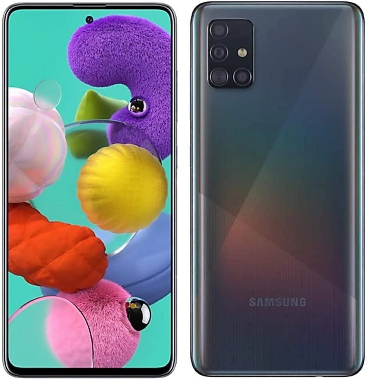 Restored Samsung Galaxy A51 A515U 128GB Black AT&T GSM Unlocked Smartphone (Refurbished)