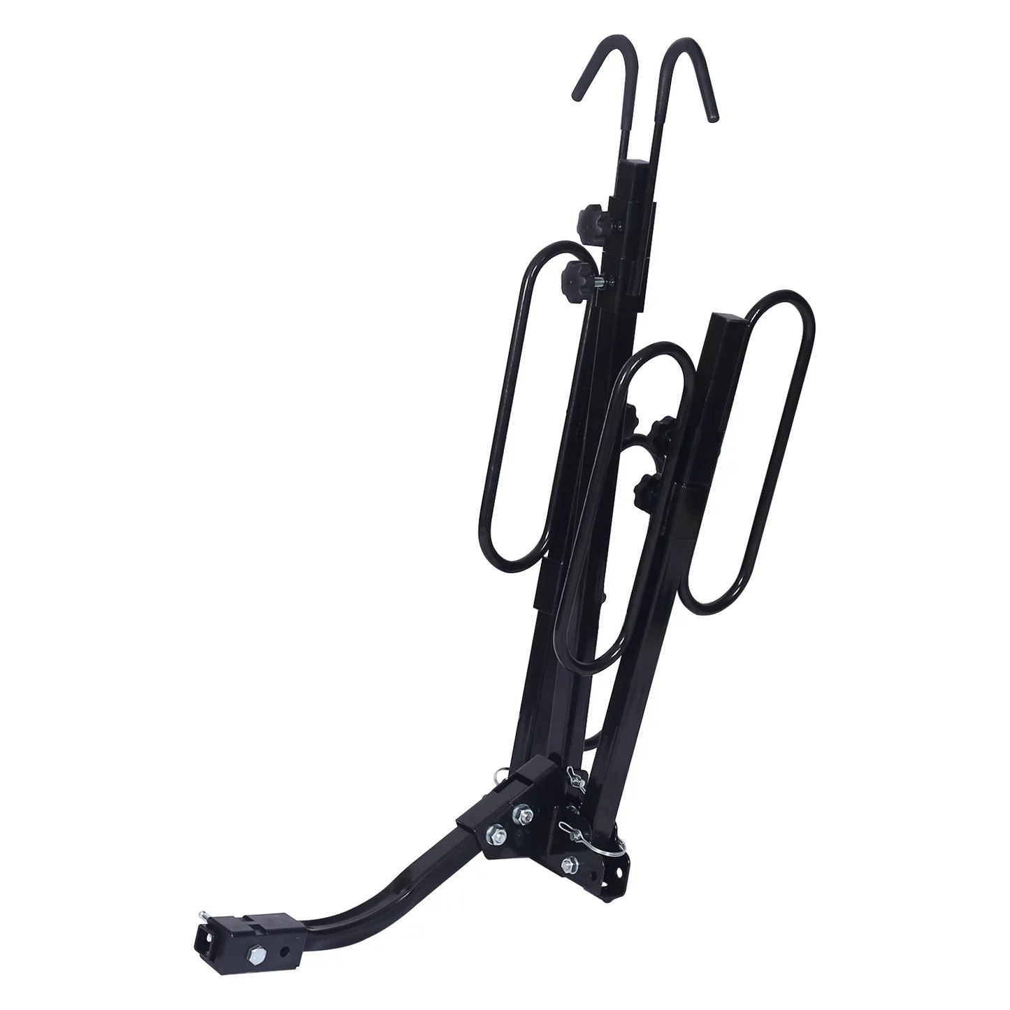 RooRuns 2 Two-wheeler Carrier Platform Hitch Rack Bicycle Rider Mount Fold Receiver 2"