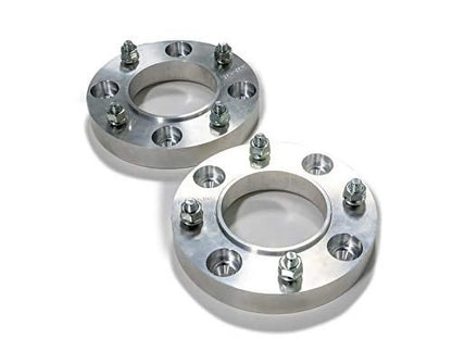 SuperATV 1" Wheel Spacers for 4/156 Bolt Patterns with M12x1.25 Wheel Studs|Kawasaki KRX 1000 / Mule Pro FXT/FX/DX/DXT/FXR (See Fitment)|2 Wheel Spacers|HD 6061 Billet Aluminum|WSK16