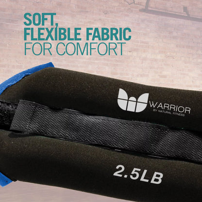 Warriors Ankle/Wrist Weights - 5 lb Pair (2.5 lb Each)