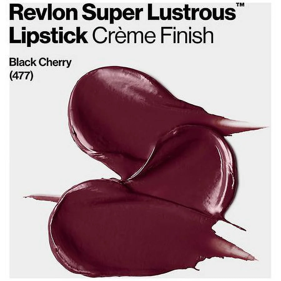 Revlon Super Lustrous Lipstick, Black Cherry 0.15 oz