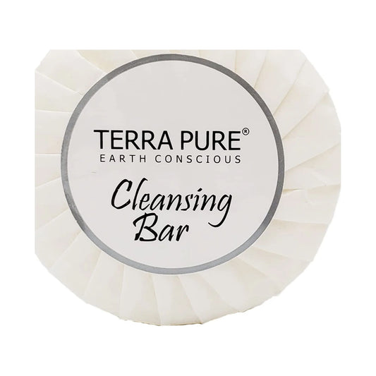 Terra Pure Aloe and Olive Oil Bar Soap, Travel Size Hotel Amenities, 1.25 oz (Pack of 100)