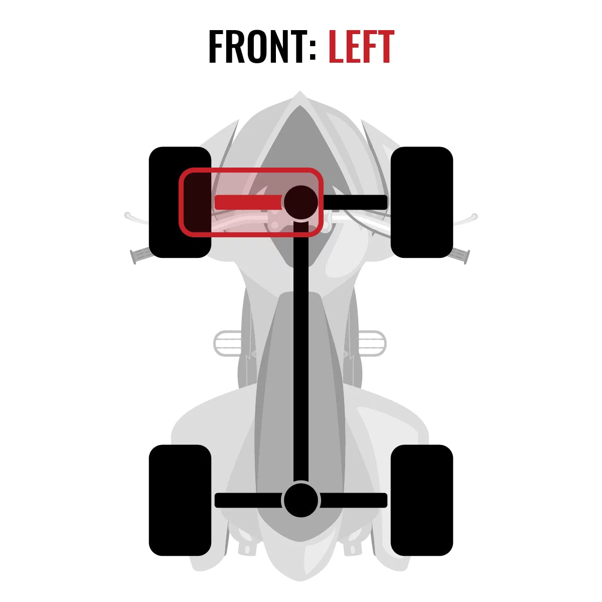 Sixity XT Front Left Axle compatible with Can-Am Outlander 1000 2015 - EFI 4X4