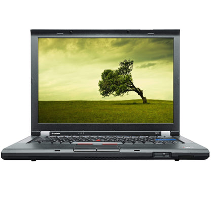 Used Lenovo Black ThinkPad T410 14.1'' PC Laptop Intel i5 Dual Core 2.5GHz 8GB RAM 320GB HDD NVIDIA NVS 3100M 1280 x 800 Display Windows 10 Professional 64-Bit