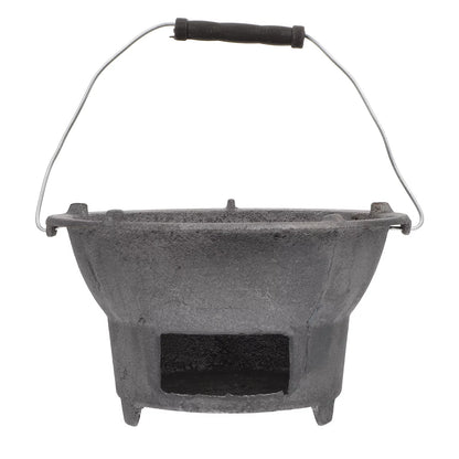 Cast Iron Barbecue Stove Outdoor BBQ Charcoal Stove Camping Barbecue Tool