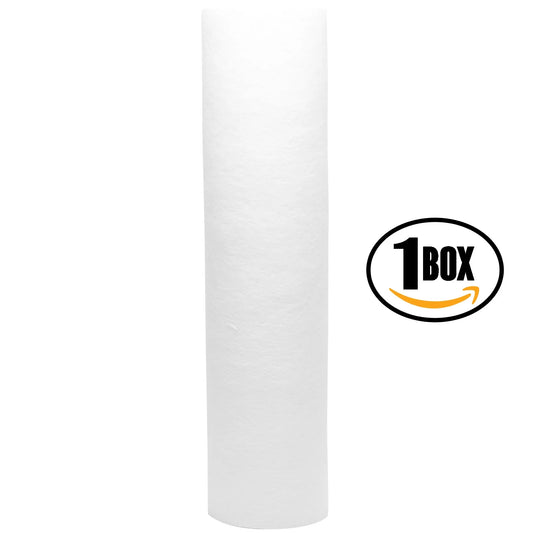 Box of Replacement for Aquasafe Aquarium II Polypropylene Sediment Filter - Universal 10-inch 5-Micron Cartridge for Aquasafe Aquarium II 7 Stage RO/DI System - Denali Pure Brand