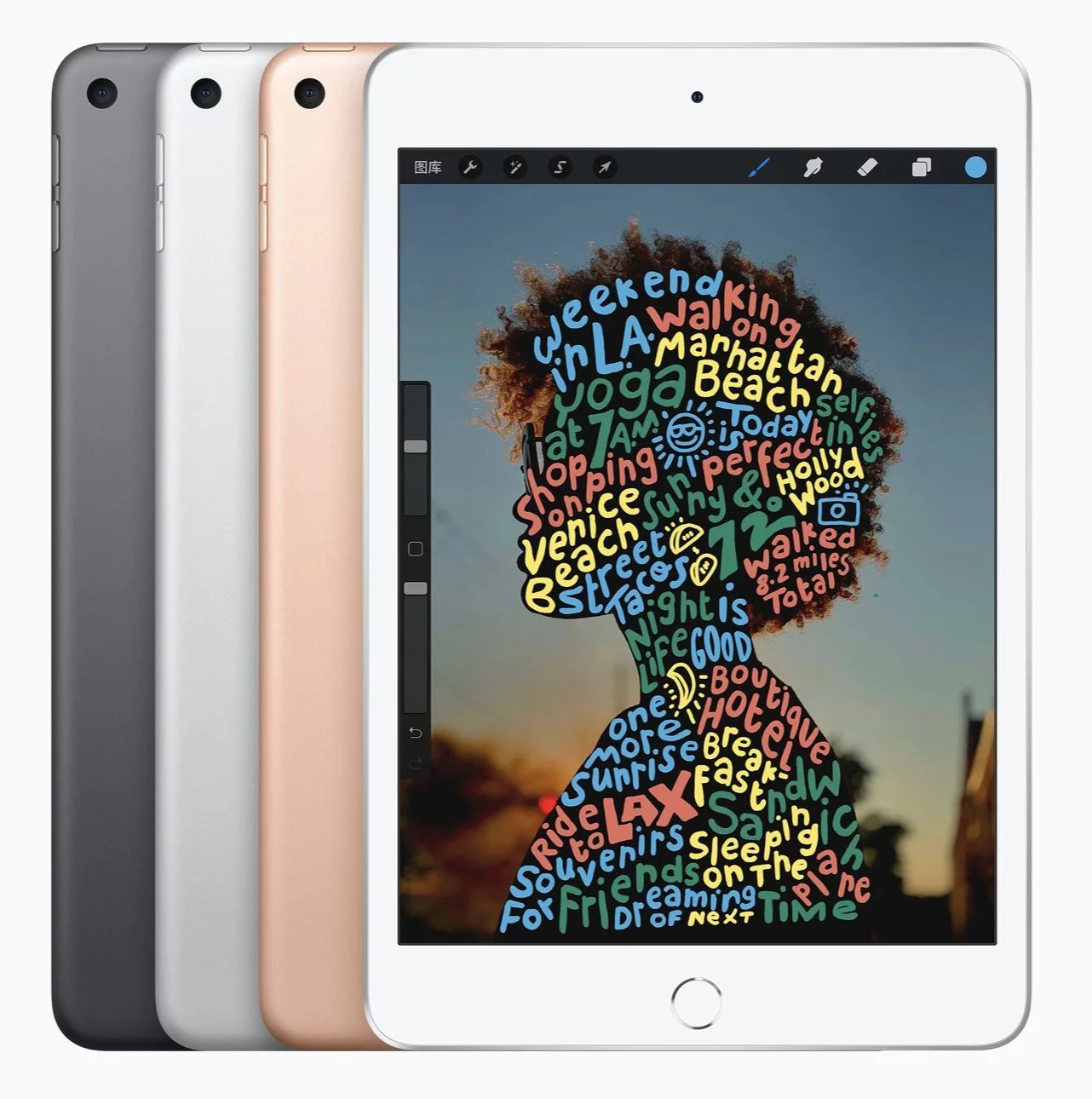 Restored Apple Ipad Mini 4th. Gen - 7.9" Apple A8 Dual-Core 2GB RAM 32GB Storage - LTE (Refurbished)