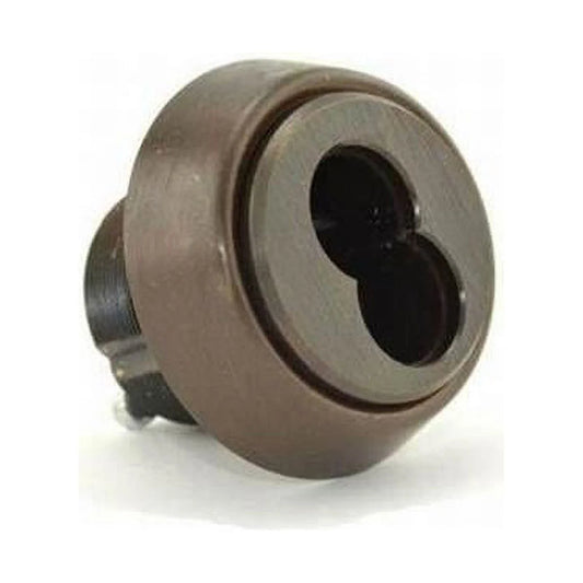 7 Pin Standard Mortise Cylinder Adams Rite Cam with Ring, Oil Rubbed Bronze