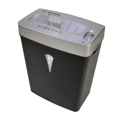 Royal MC500 Paper Shredder - Micro Cut - 5 Per Pass - for shredding Paper, Credit Card - 0.157" x 0.394" Shred Size - 4 gal Wastebin Capacity - Black, Silver