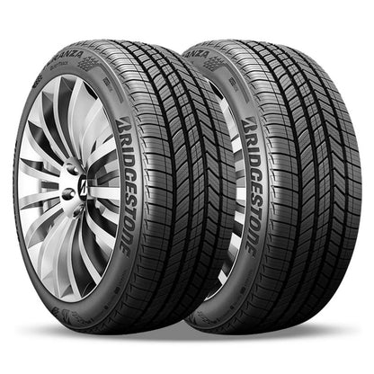 2 Bridgestone Turanza QuietTrack 195/65R15 91H 800AA Tires 80K Mileage Warranty BR000064 / 195/65/15 / 1956515