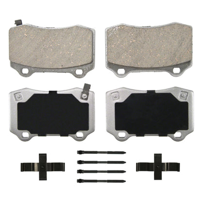 Wagner ThermoQuiet QC1428 Ceramic Disc Brake Pad Set Fits select: 2012-2018 TESLA MODEL S, 2011-2015 HYUNDAI GENESIS COUPE 3.8L