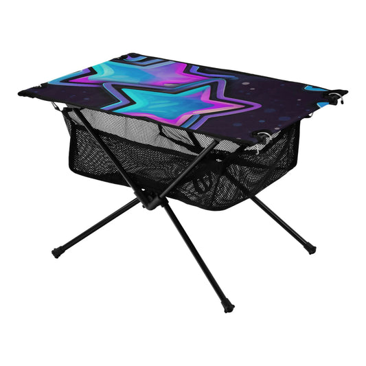 Shiny Star Camping Folding Table Portable Beach Table with Storage Bag Compact Picnic Table for Outdoor Travel Fishing BBQ