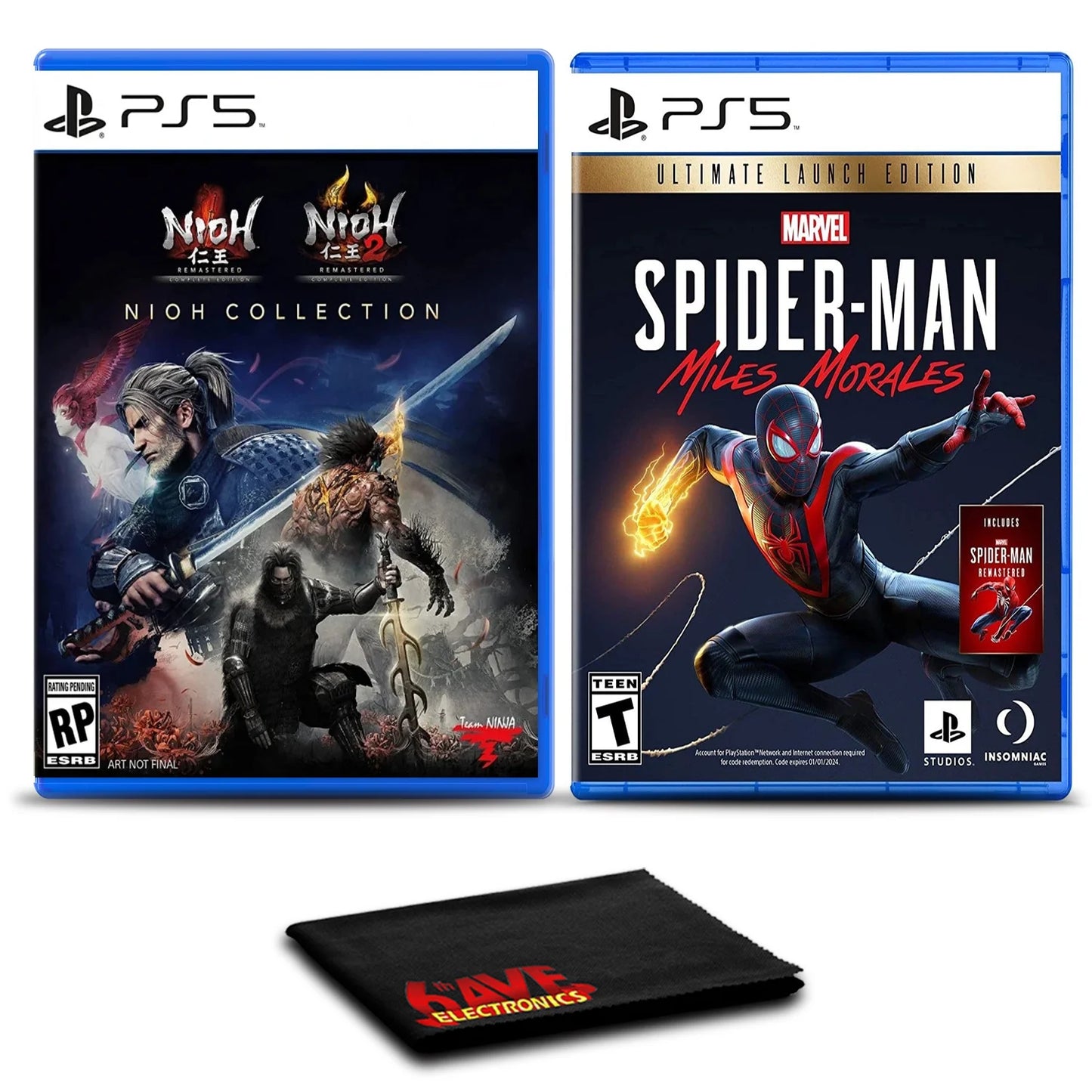 The Nioh Collection and SpiderMan Miles Morales, PlayStation 5, 3006300