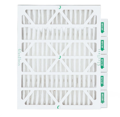 6 Pack of 18x24x4 MERV 10 Pleated 4" Inch Air Filters by Glasfloss. Actual Size: 17-1/2 x 23-1/2 x 3-3/4