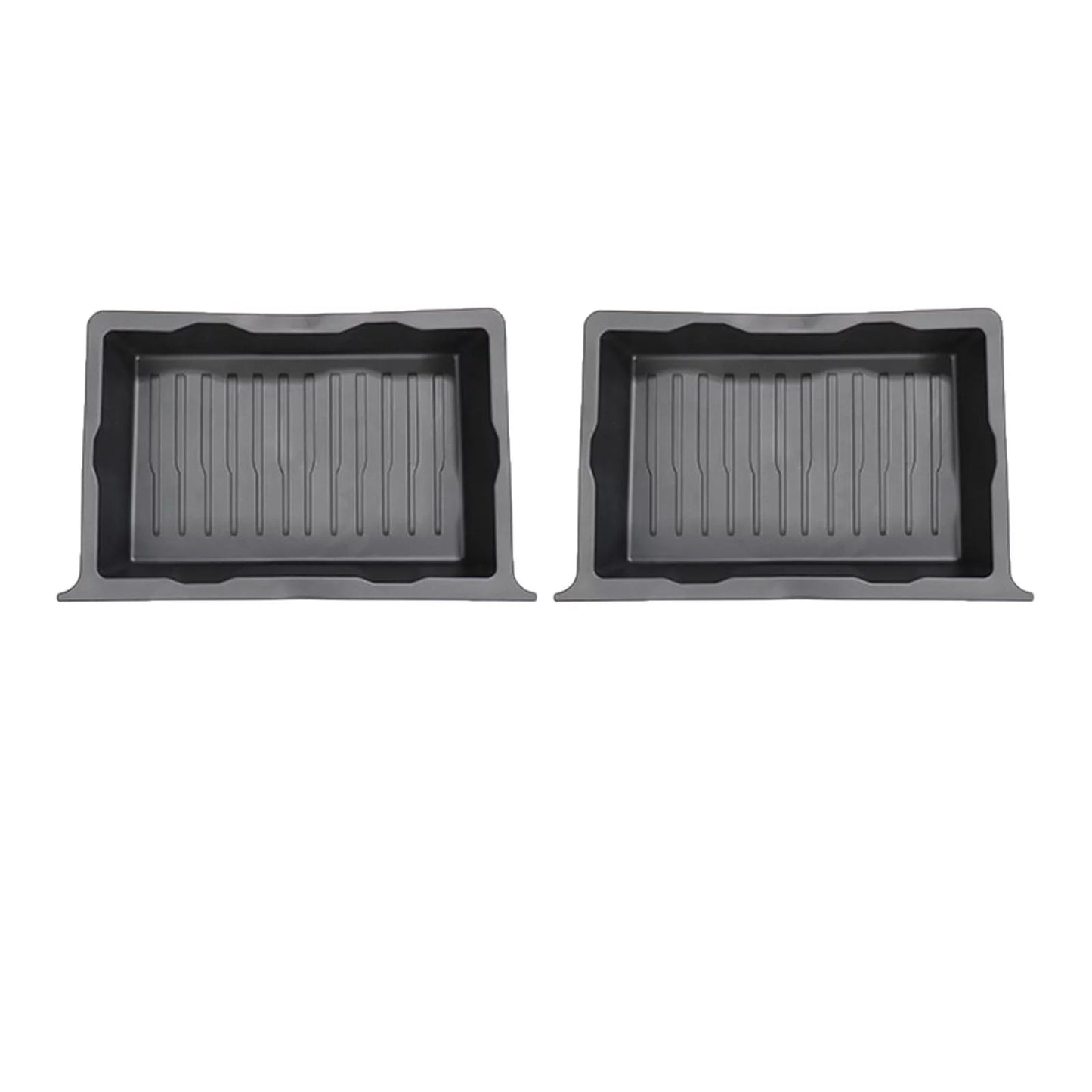 Under Chair Storage Box Underseat Hidden Storage Tray for 2pcs