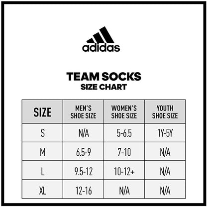 adidas Unisex-Adult Creator 365 Basketball Crew Socks (1-Pair) X-Large White/Black