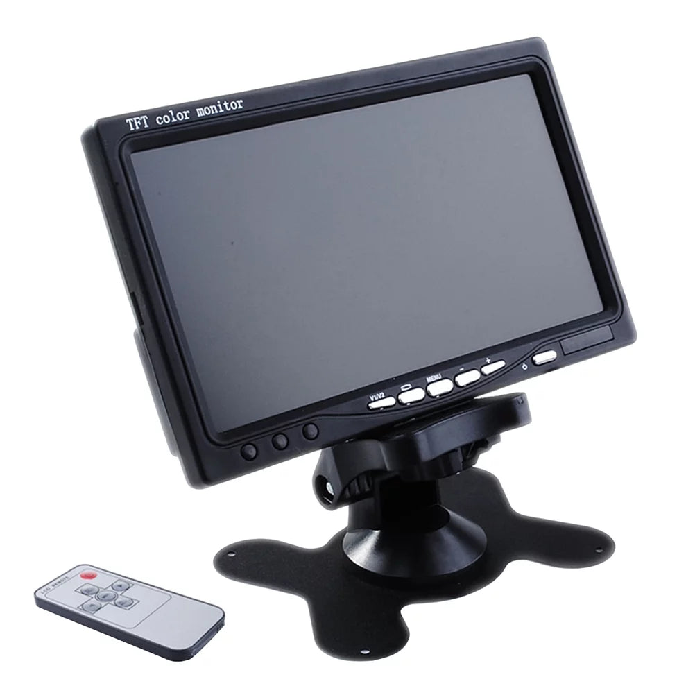 7" Tft Lcd Backlight Color Mirror Monitor For Car Reverse Rear View Backup Camera Car Dvd Serveillance Camera (Black)