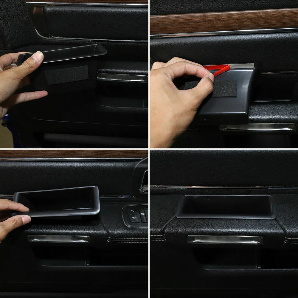 Teledu Car Interior Side Door Armrest Handle Storage Box