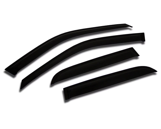 TuningPros WV2M-522 Outside Mount 2.0mm Window Visor Deflector 4 Pcs Set For 2008-2011 Subaru Outback Sport