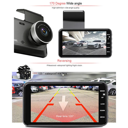 4.0\\\" Full HD 1080P Car DVR Rear View Reversing Camera Car Video Recorder