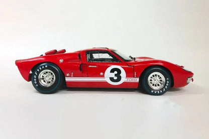 1966 Ford GT-40 MK II Le Mans #3, Red - Shelby Collectibles SC406R - 1/18 scale Diecast Car