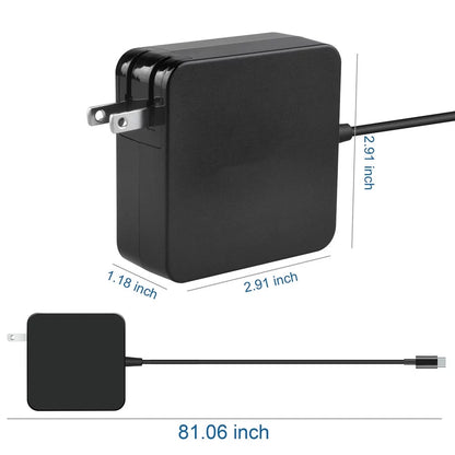 Aprelco 45W USB Type-C AC Adapter Charger Compatible with Lenovo 100e Chromebook 1st Gen Type 81ER