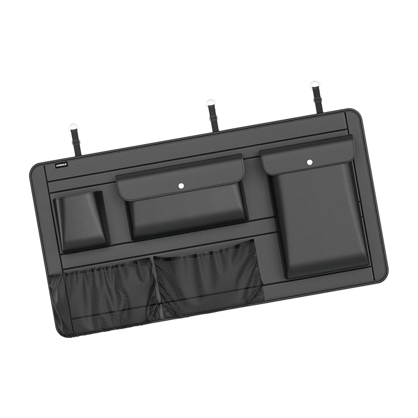 Car Back Saddle Trunk Hanging Organizer 90cmx45cm Saving Space Easily Install Durable with Multiple Pockets for SUV Truck