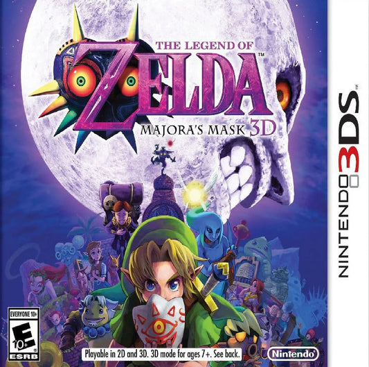 Restored The Legend of Zelda: Majora's Mask 3D (Nintendo 3DS, 2019) RPG Game (Refurbished)