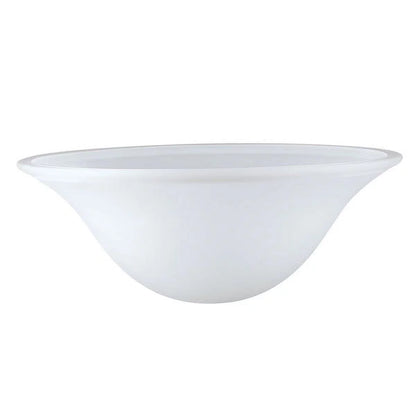 Aspen Creative 23144-11, Frosted Traditional Glass Shade for Medium Base Socket Torchiere Lamp, Swag Lamp and Pendant,13-1/4" Diameter x 5-1/8" Height.