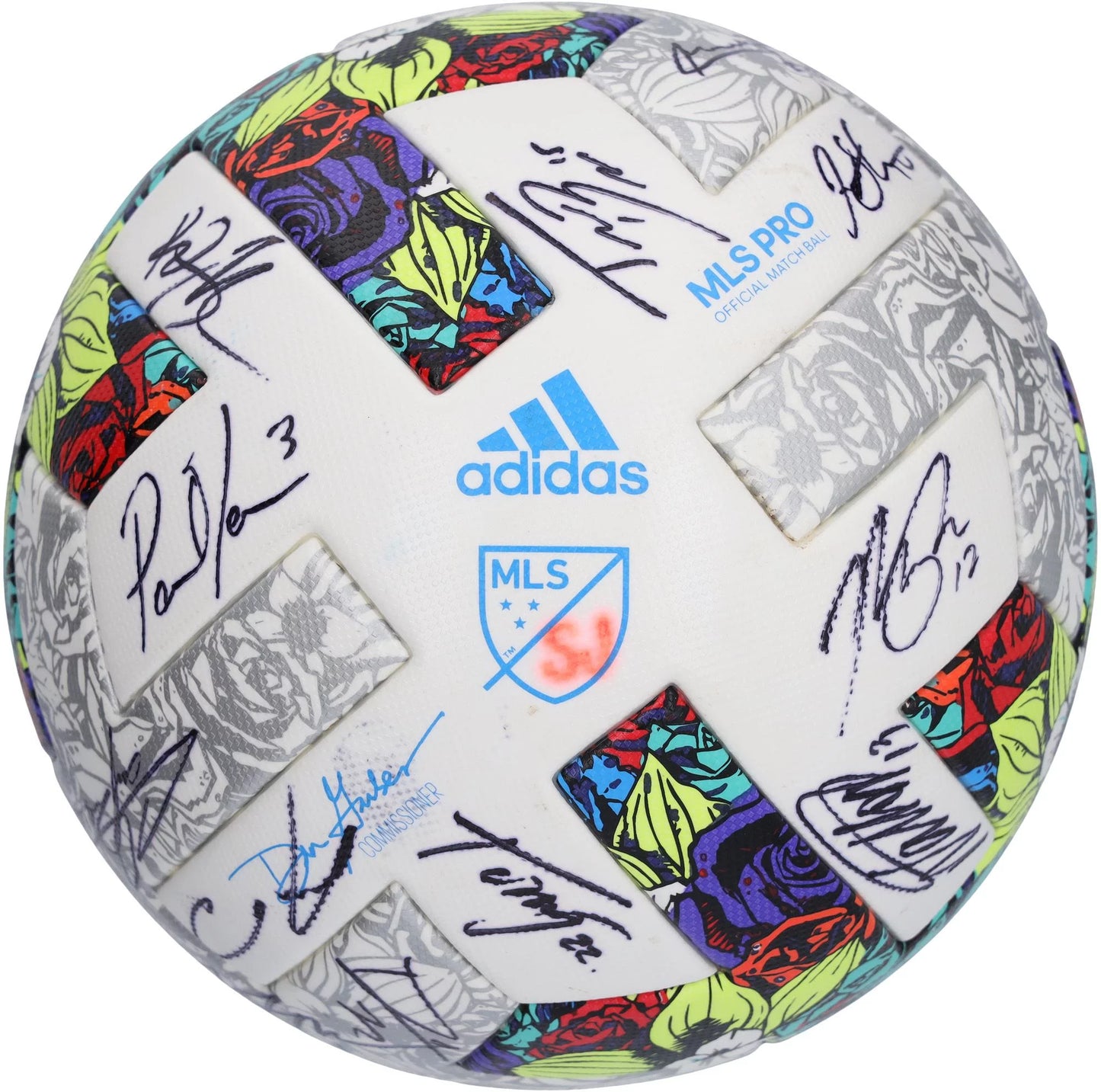 San Jose Earthquakes Match-Used Soccer Ball from the 2022 MLS Season with 25 Signatures - BA88054 - Fanatics Authentic Certified