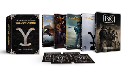 Yellowstone- Dutton Legacy Collection ( DVD) Limited Edition Collectible Dutton Ranch Coasters