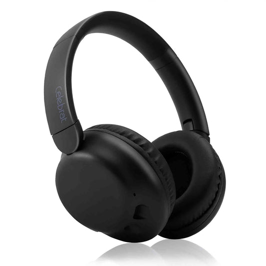 UrbanX A32 Over-Ear Bluetooth Headphones - HD Wireless Sound with Mic for Xiaomi Poco C65/Redmi Pad SE/Poco M6 Pro 5G/Redmi 12 5G, Note 12R - 20H Playtime, 200H Standby, Workout & Travel -Black