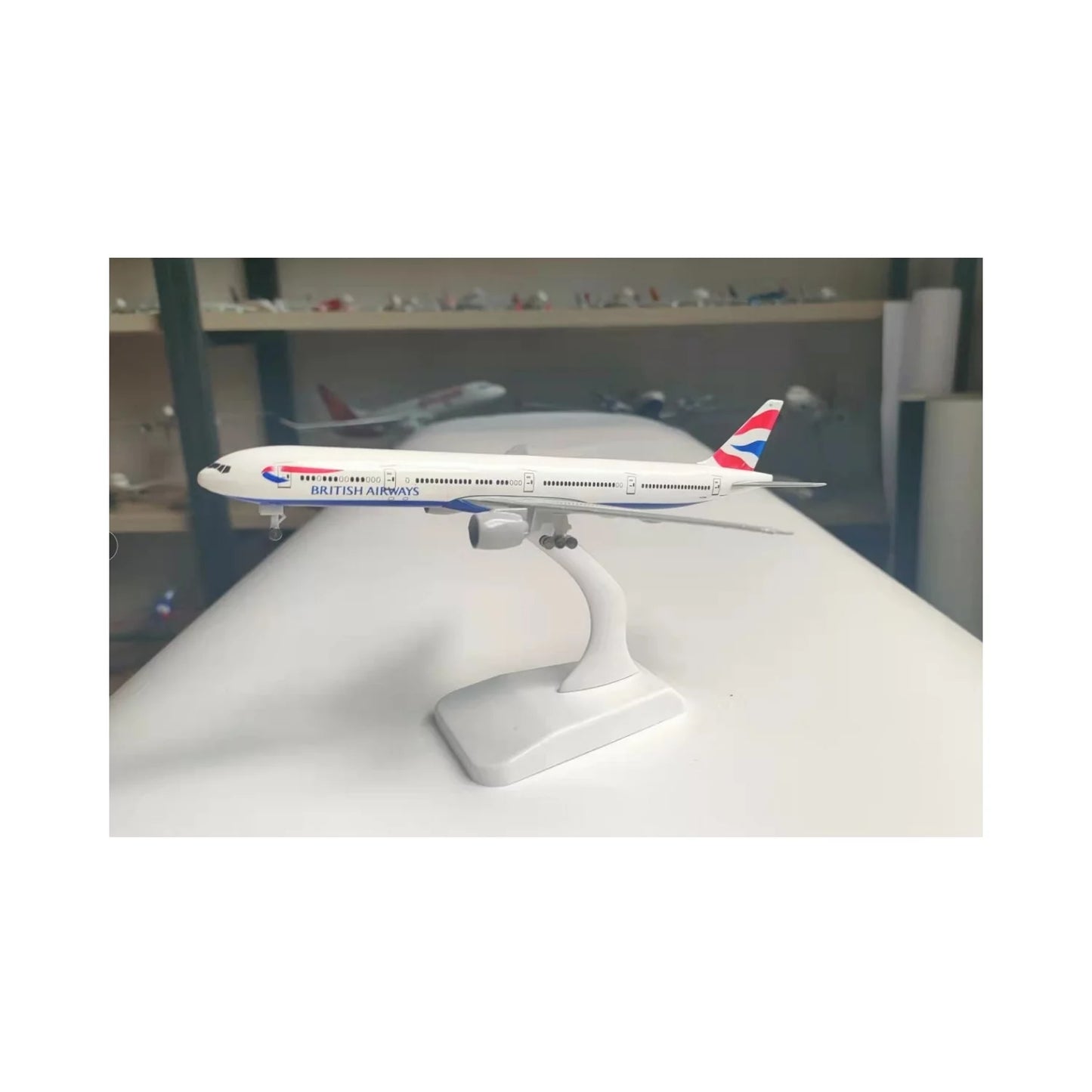 British Airways Airbus A380 Replica Toy Model with Stand Diecast Alloy with ABS plastic parts