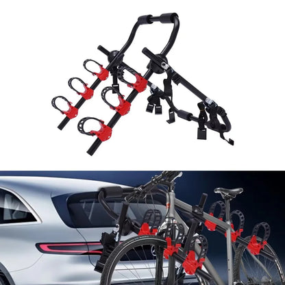 TFCFL Portable 3-Cycle Bicycle Rack Foldable Cycle Rack Hitch Mount Carrier Car SUV Truck